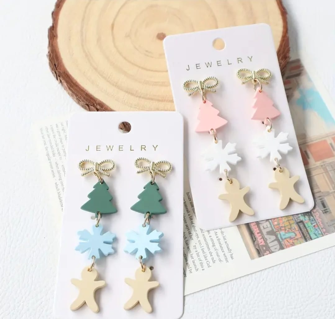 Tree/Snowflake/Gingerbread Earrings