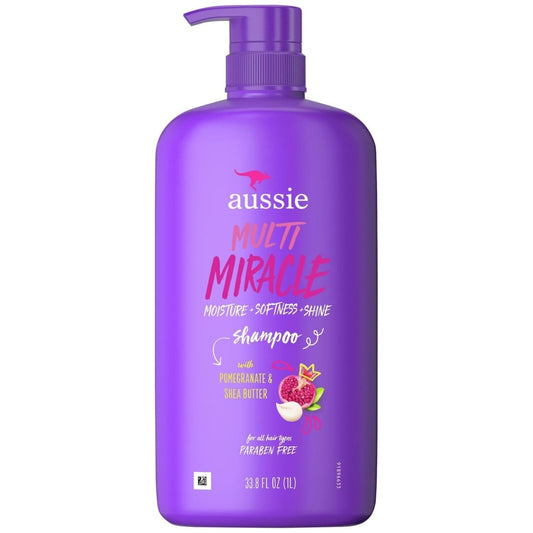 Aussie Multi Miracle Shampoo with Pomegranate & Shea Butter