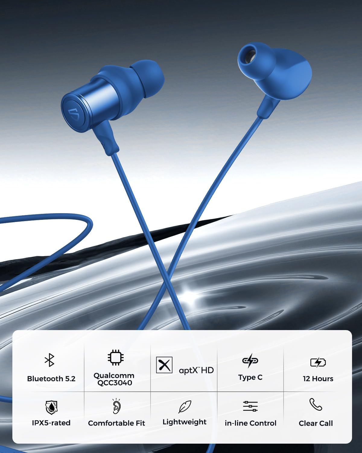 SoundPEATS Q30 HD+ Bluetooth Headphones