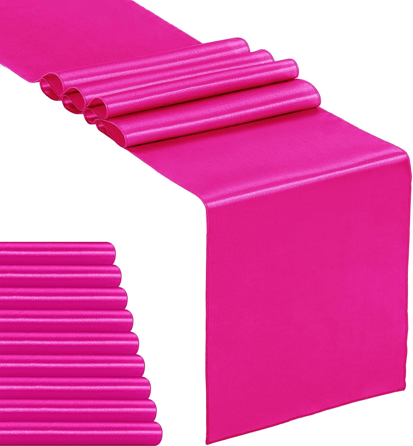 10 Pack Pink Table Runners