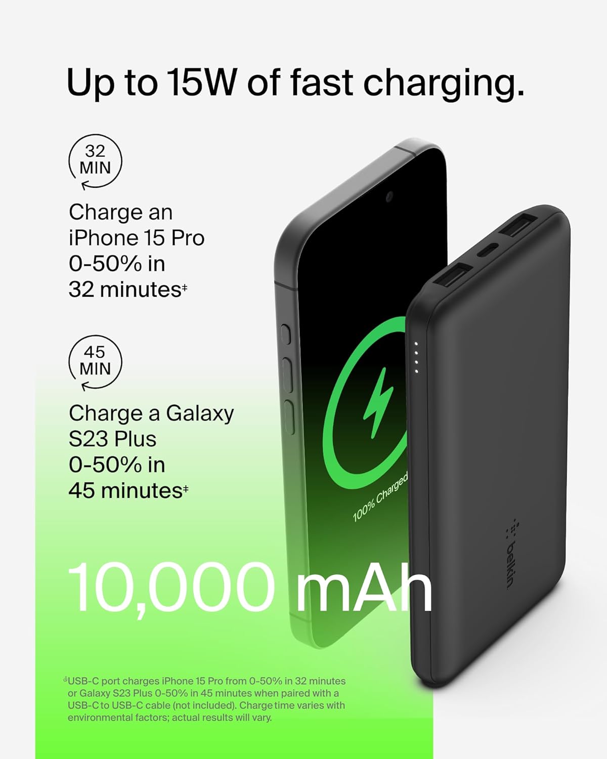 Belkin Portable Charger USB-C Power Bank