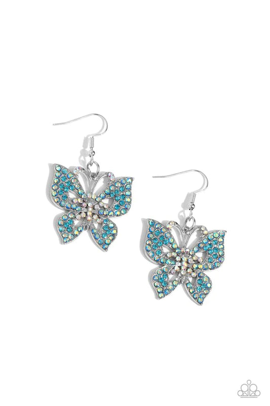 Bejeweled Breeze Blue Earrings