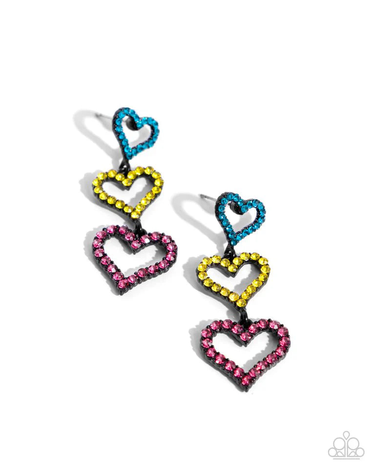 Sweetheart Succession Pink Earring