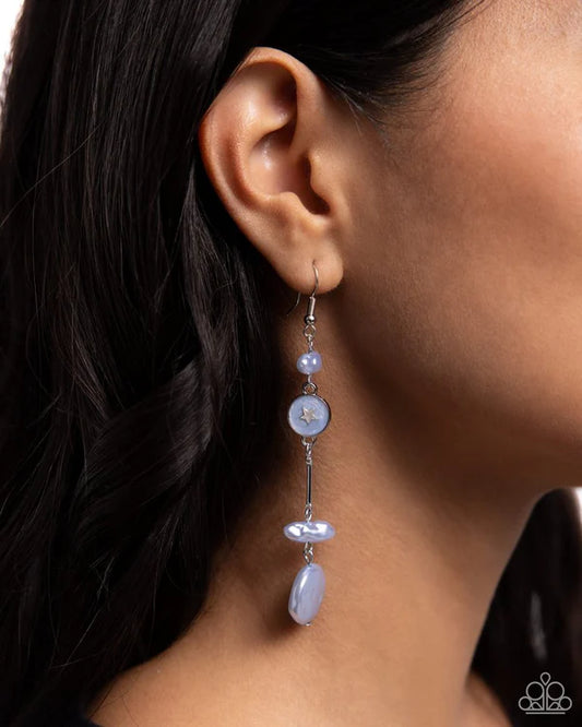 Blissful Balance Blue Earrings