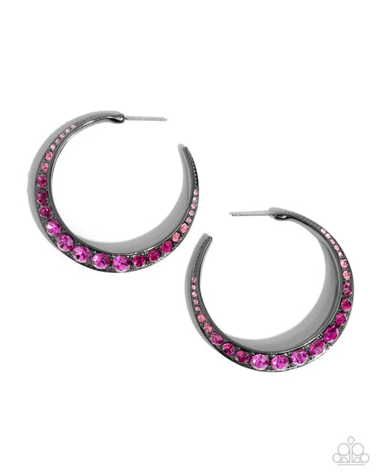 Embedded Edge Pink Hoop