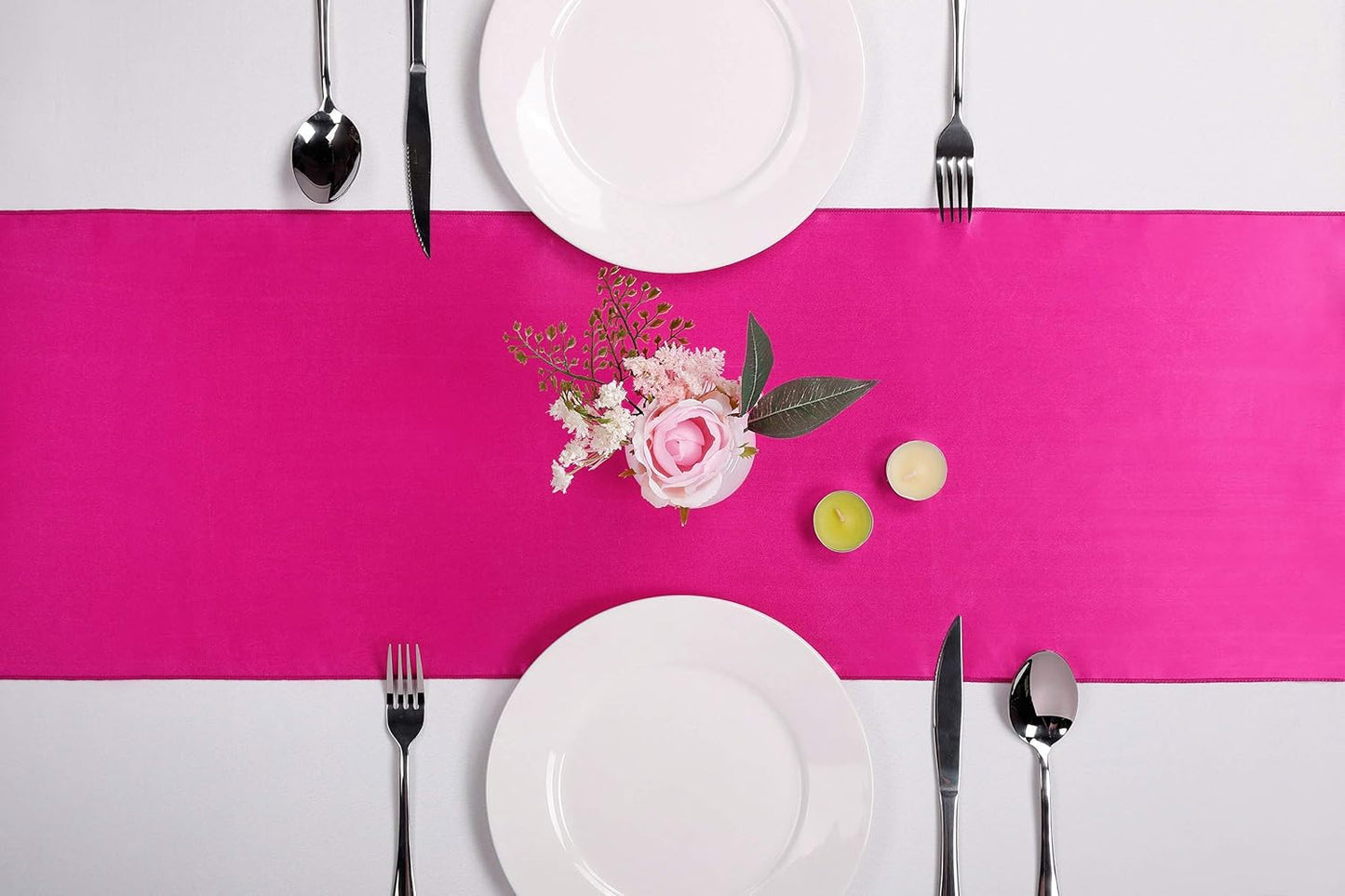 10 Pack Pink Table Runners