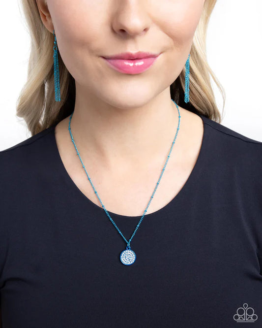 Bejeweled Basic Blue Necklace