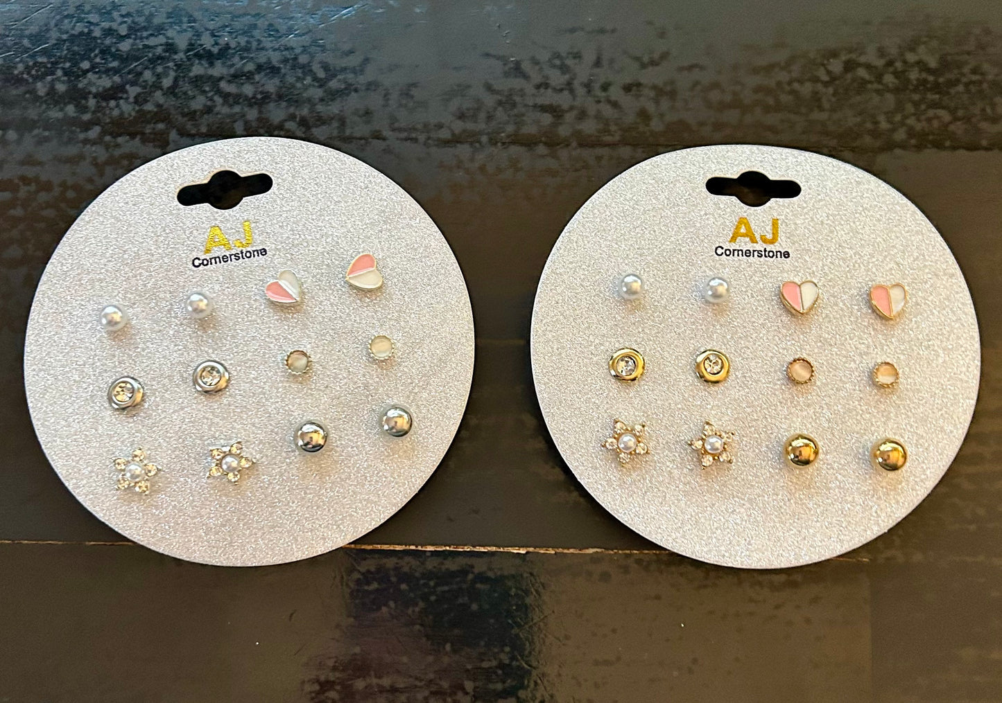 Heart & Stars Earring Set