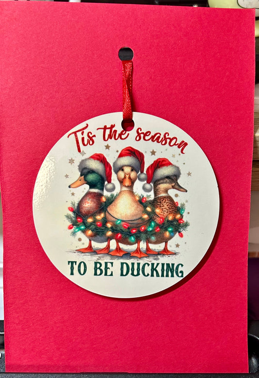 To Be Ducking Ornament