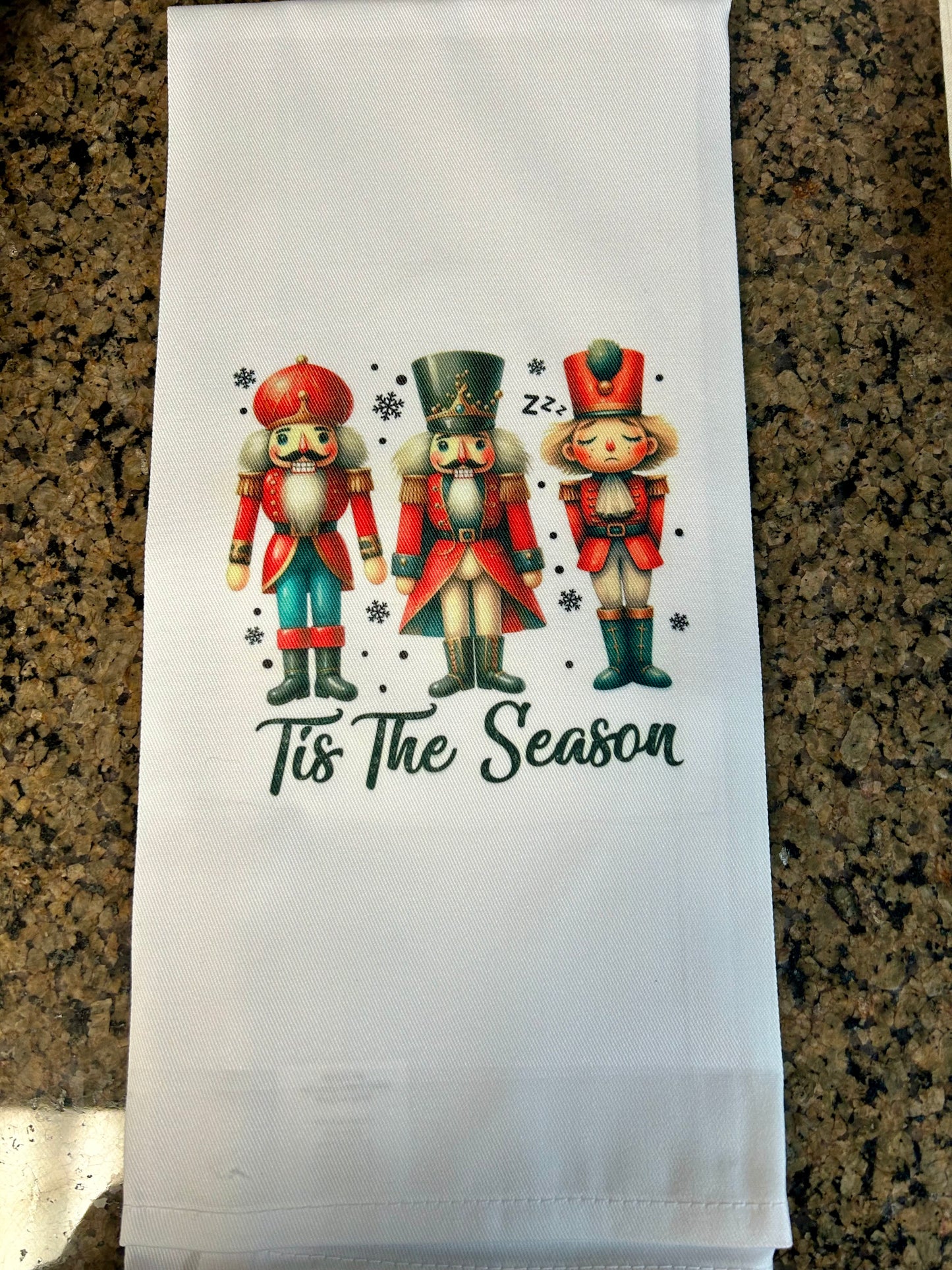 Tis The Season Nutcracker Towel