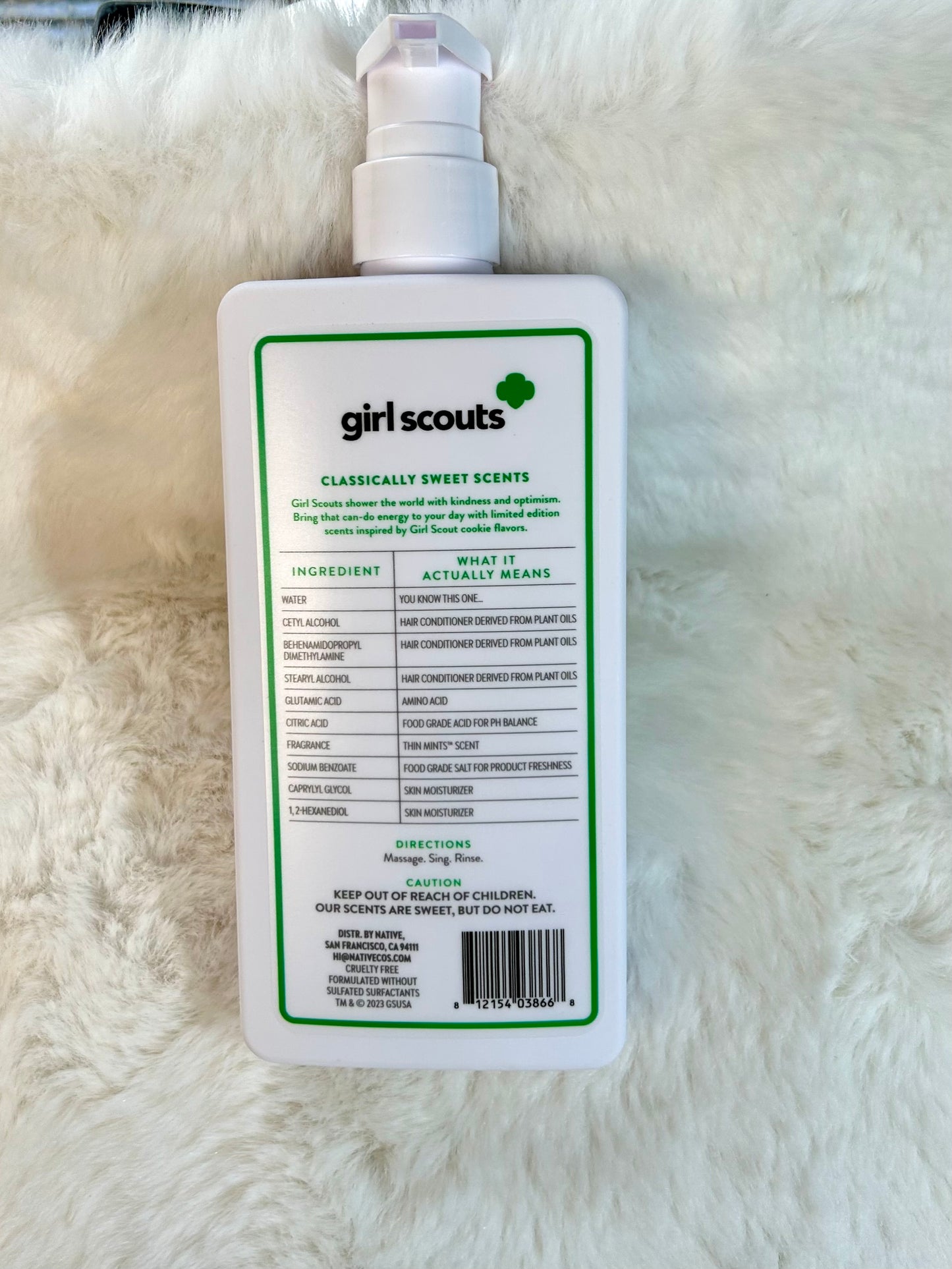 Girl Scouts Thin Mint Conditioner