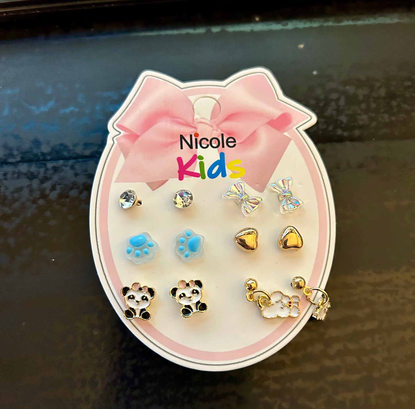 Panda & Bunny Earring Set