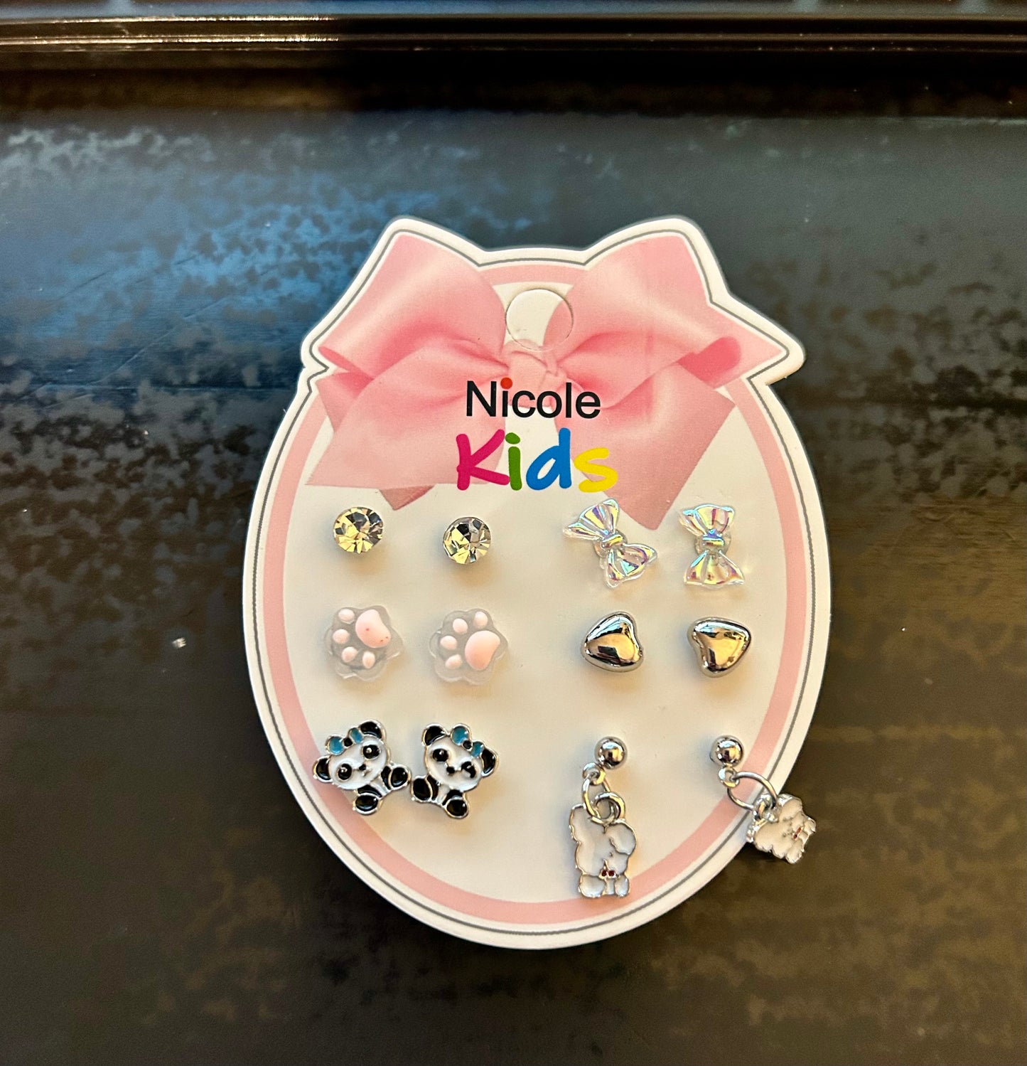 Panda & Bunny Earring Set