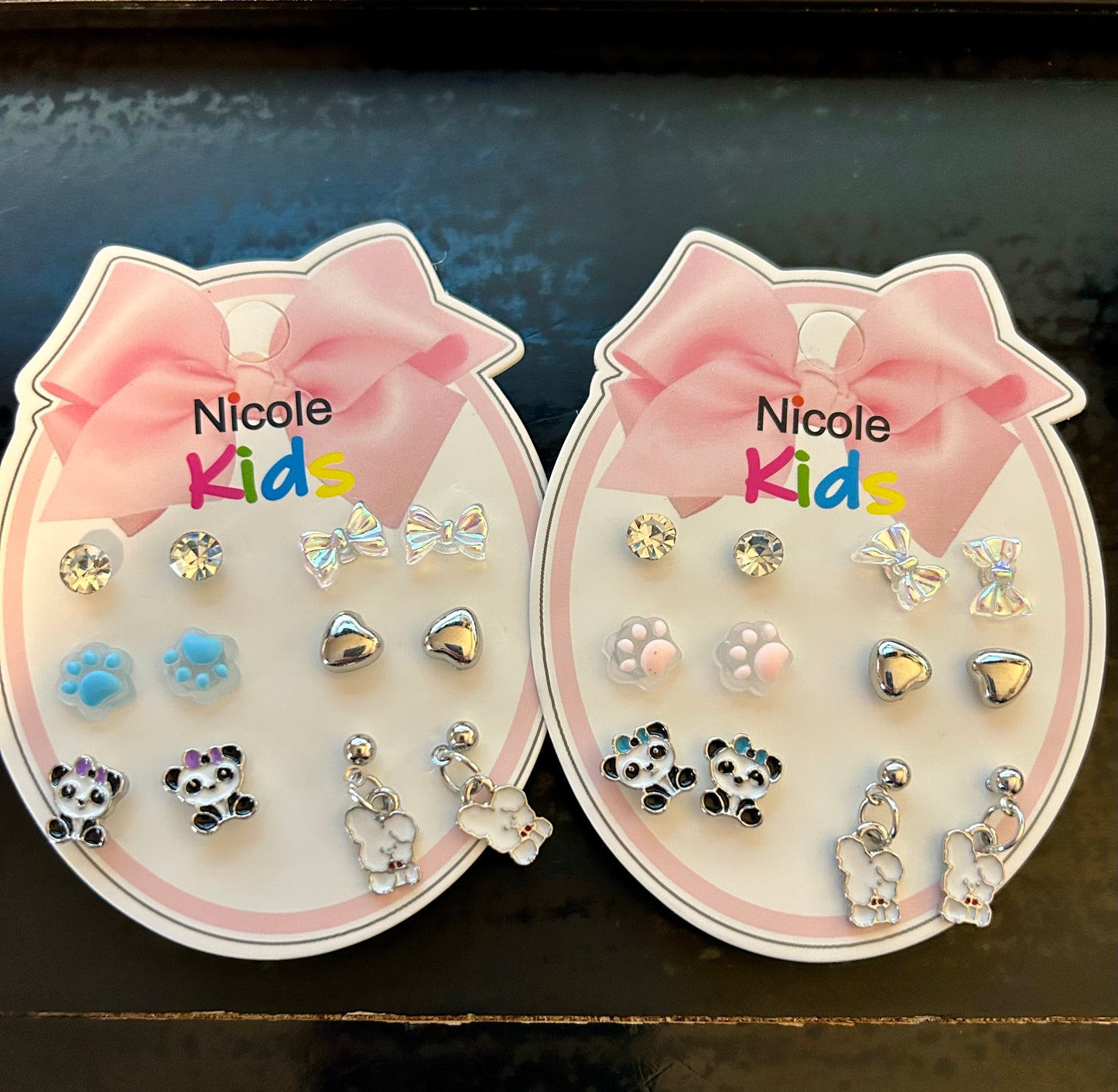 Panda & Bunny Earring Set