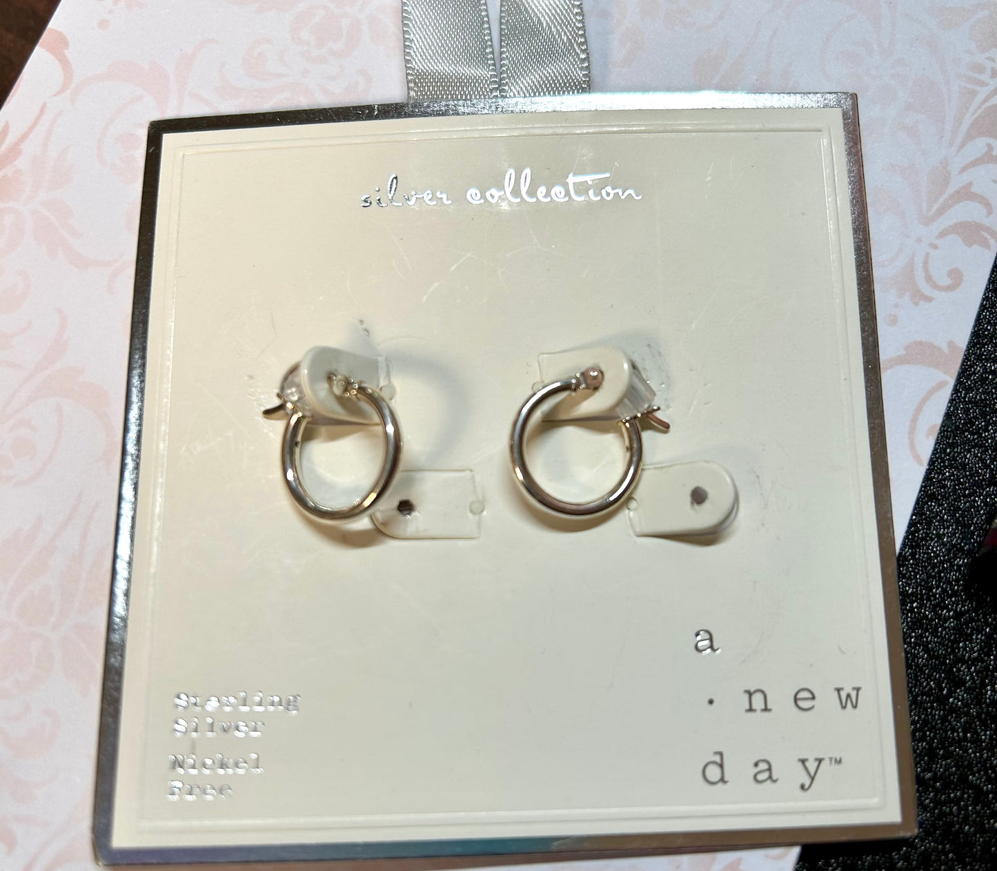 Silver Hoops