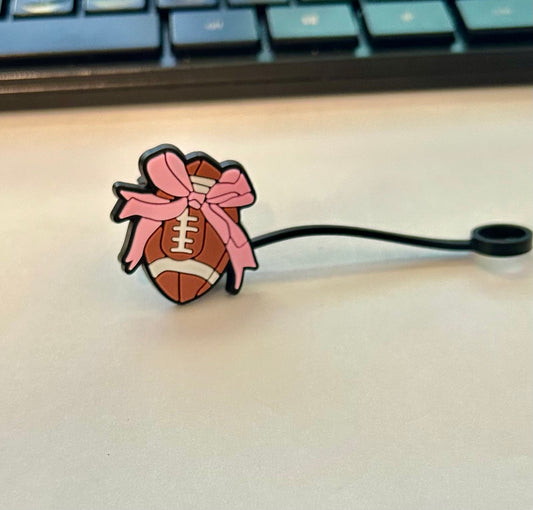 Coquette Football Straw Topper