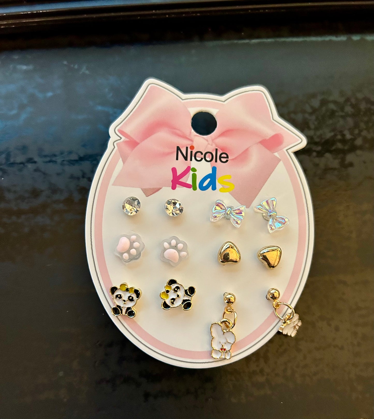 Panda & Bunny Earring Set