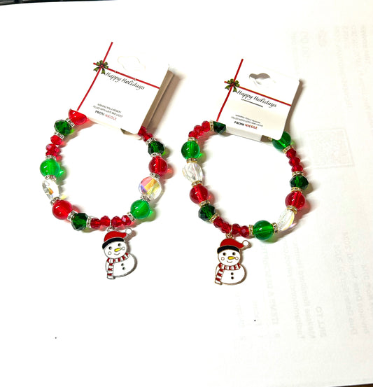 Snowman Charm Bracelet