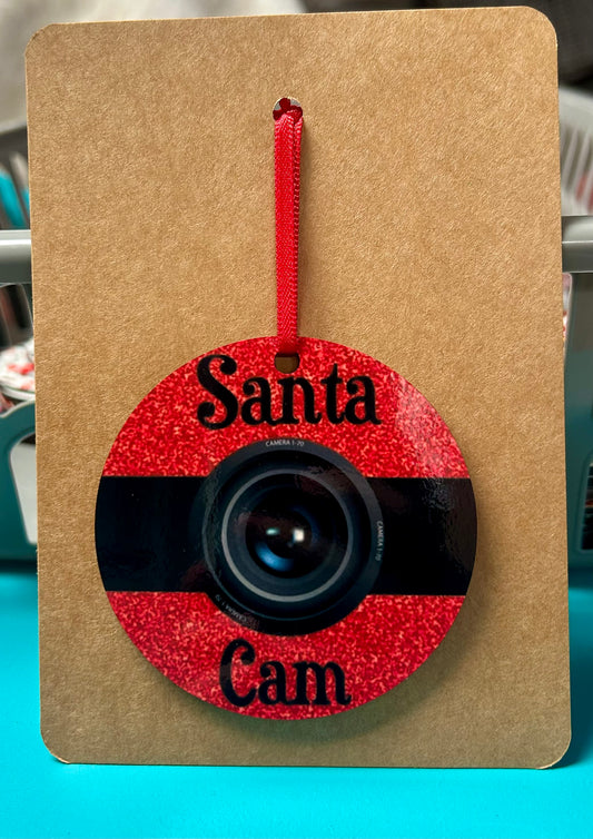 Santa Cam Ornament