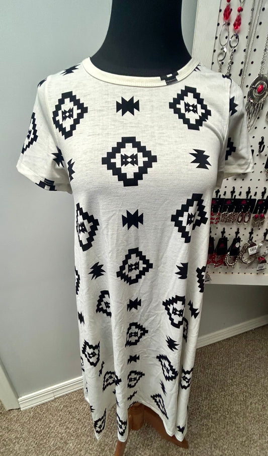 LuLaRoe Carly Swing Dress Western Print