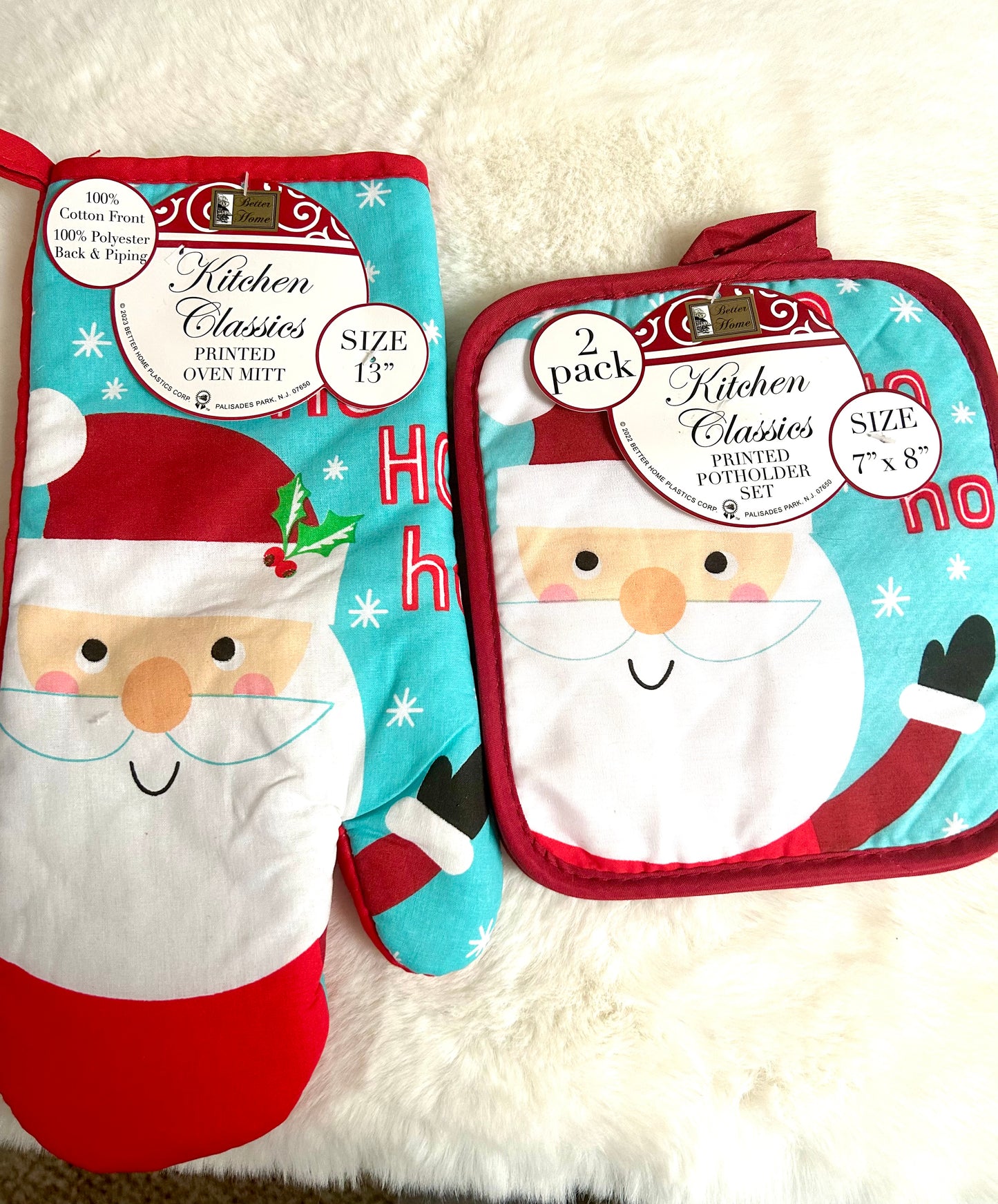 Santa Pot Holder Set