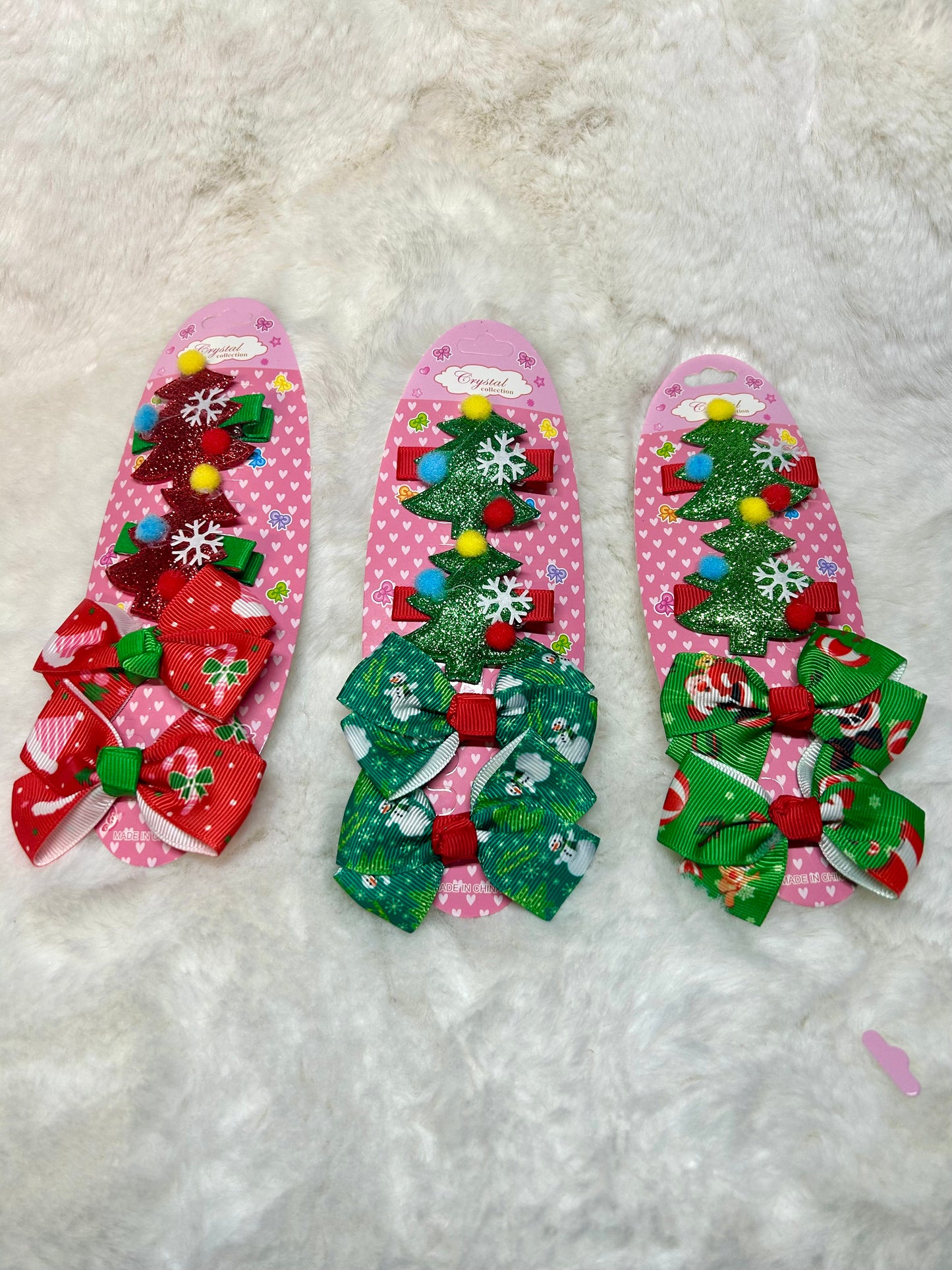 Christmas Hair Clip Set