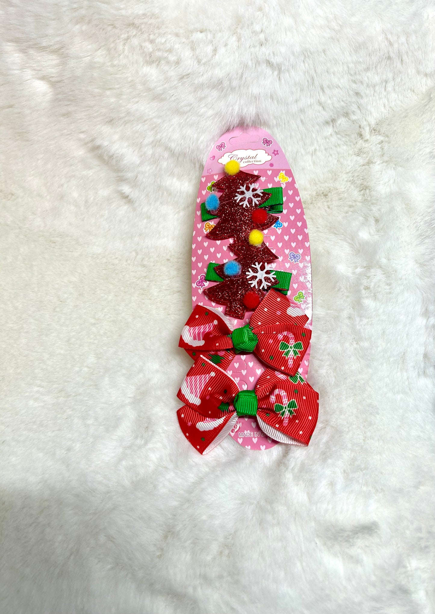 Christmas Hair Clip Set