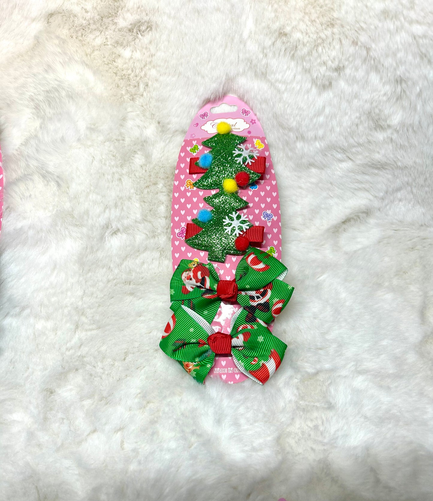 Christmas Hair Clip Set