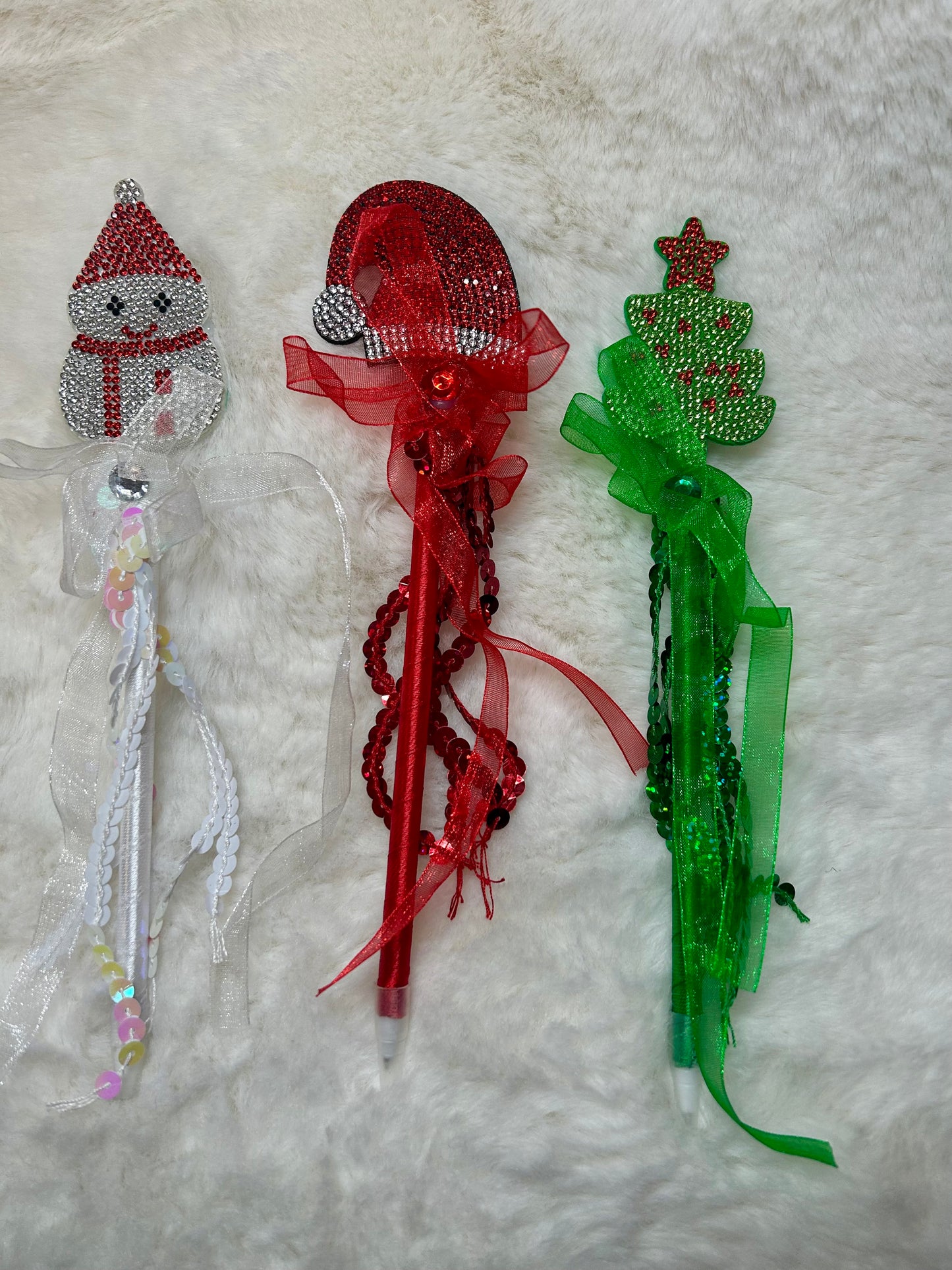 Christmas Rhinestone Pens