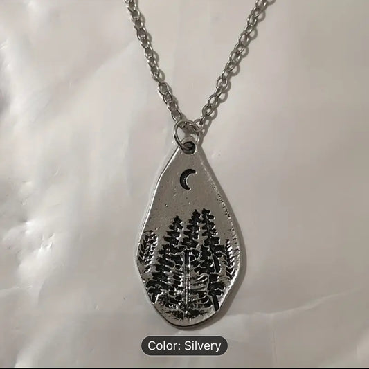 Mountain Tear Drop Necklace