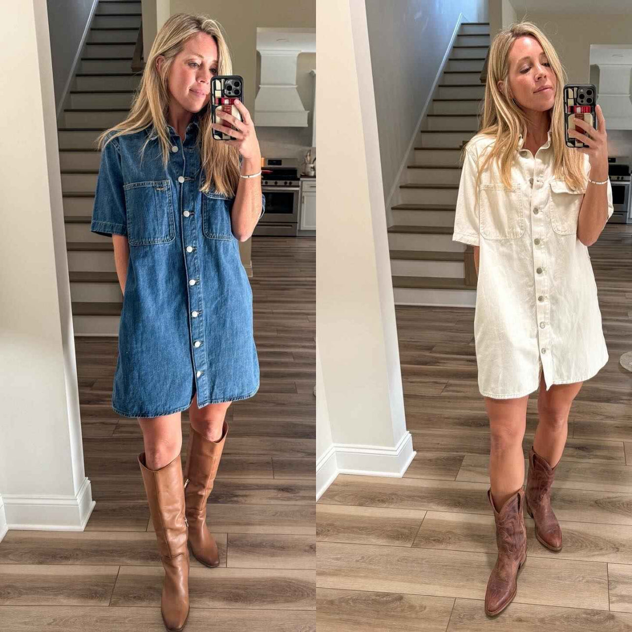 White Shirt Dress