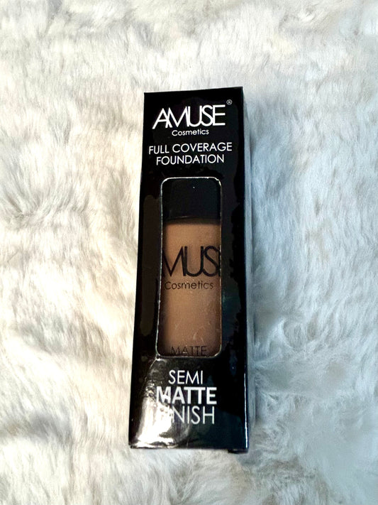 Amuse Full Coverage Foundation-Semi Matte