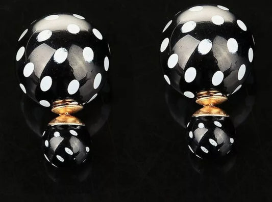 Polka Dot Double Sided Earrings