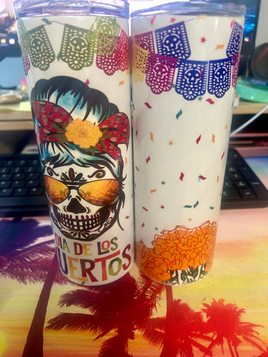 Dia De Los Muertos Tumbler