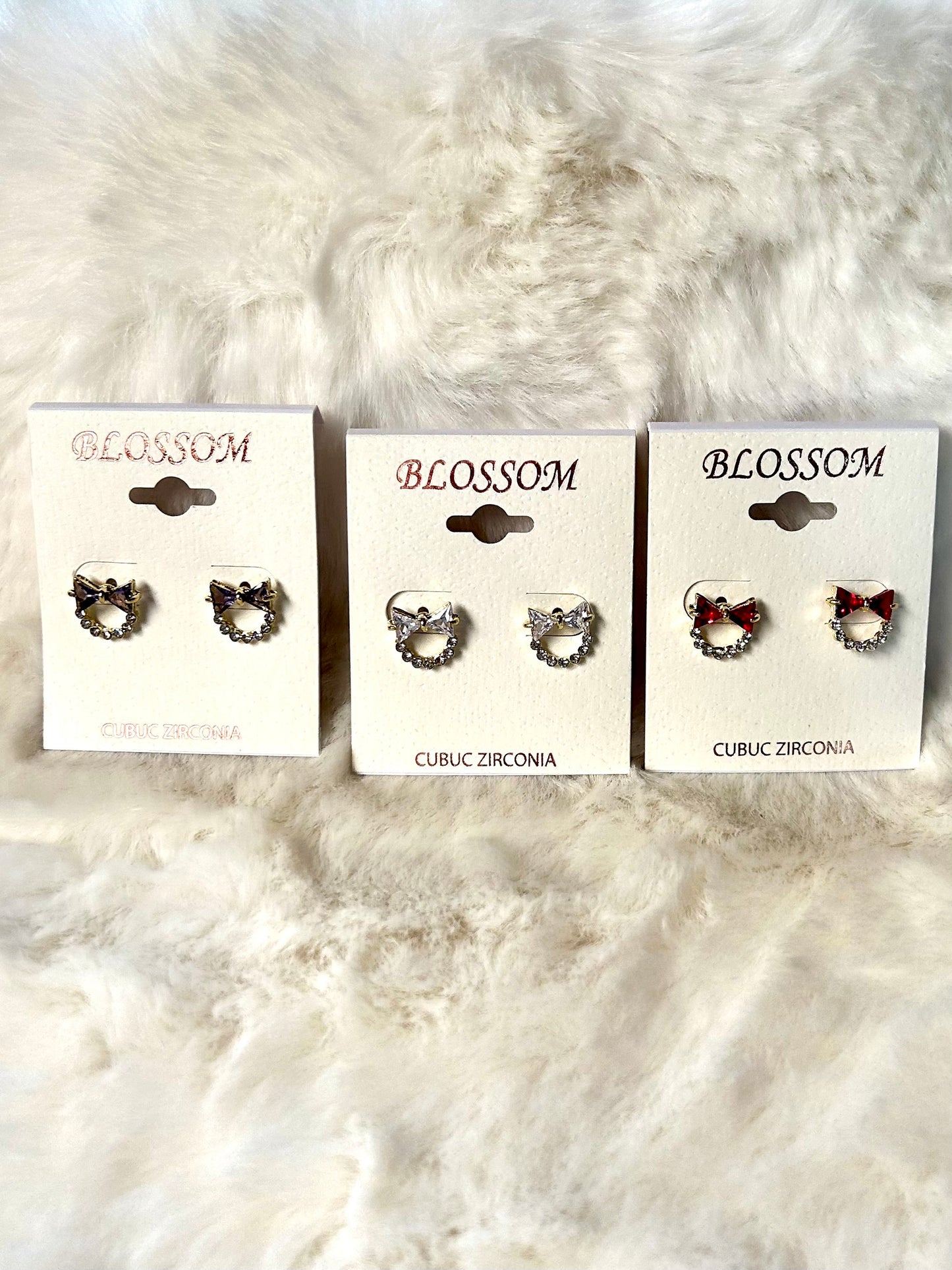 Circle Bow Earrings