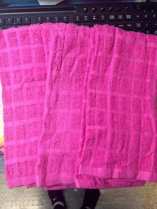 Pink Towel Set