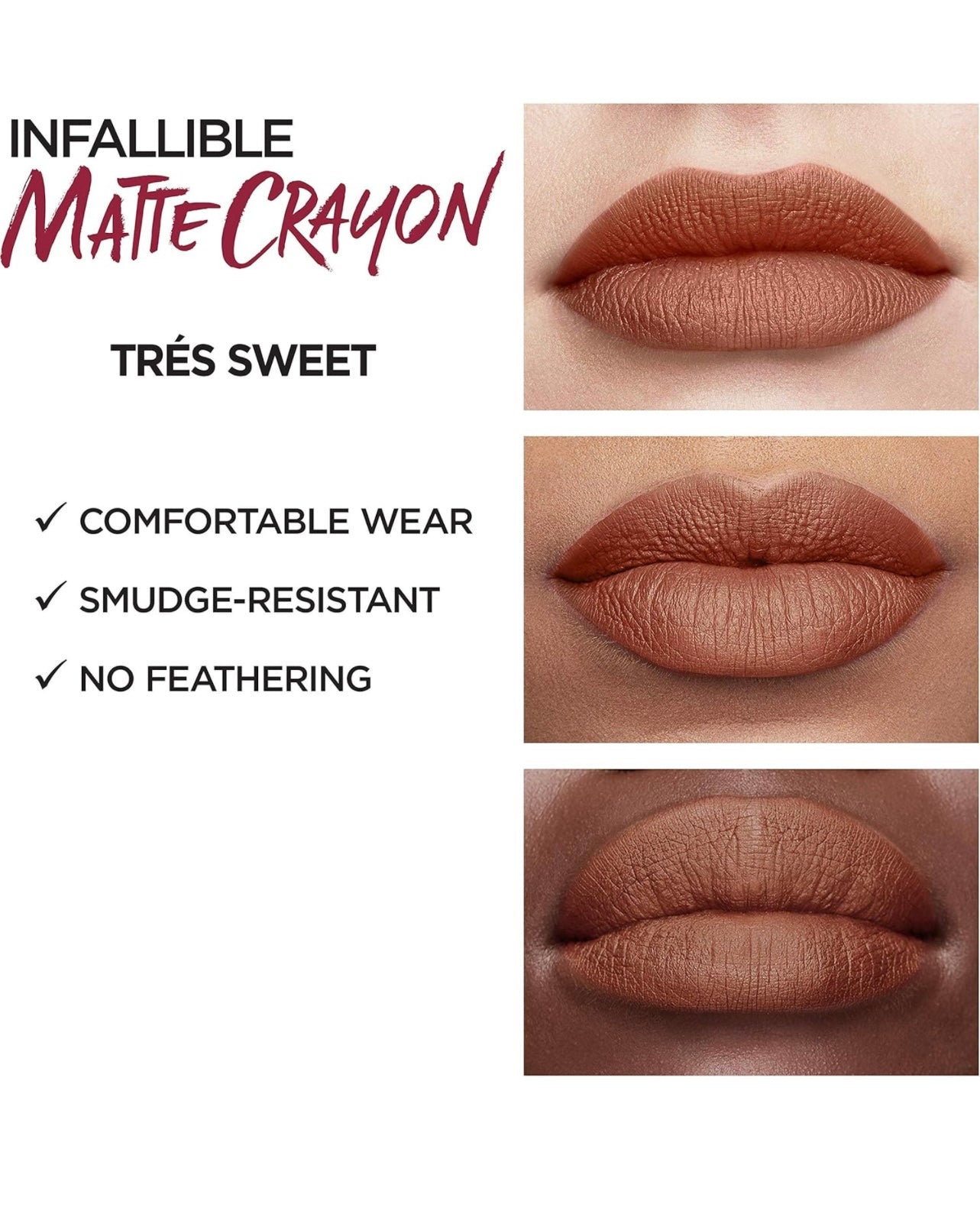 L’Oréal Matte Lip Crayon