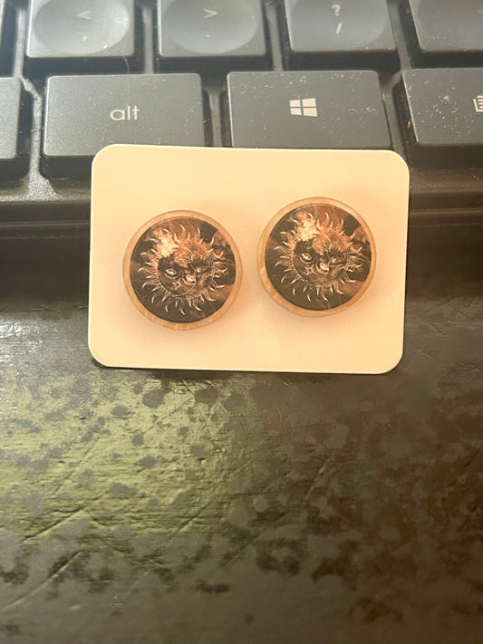 Celestial Post Earrings