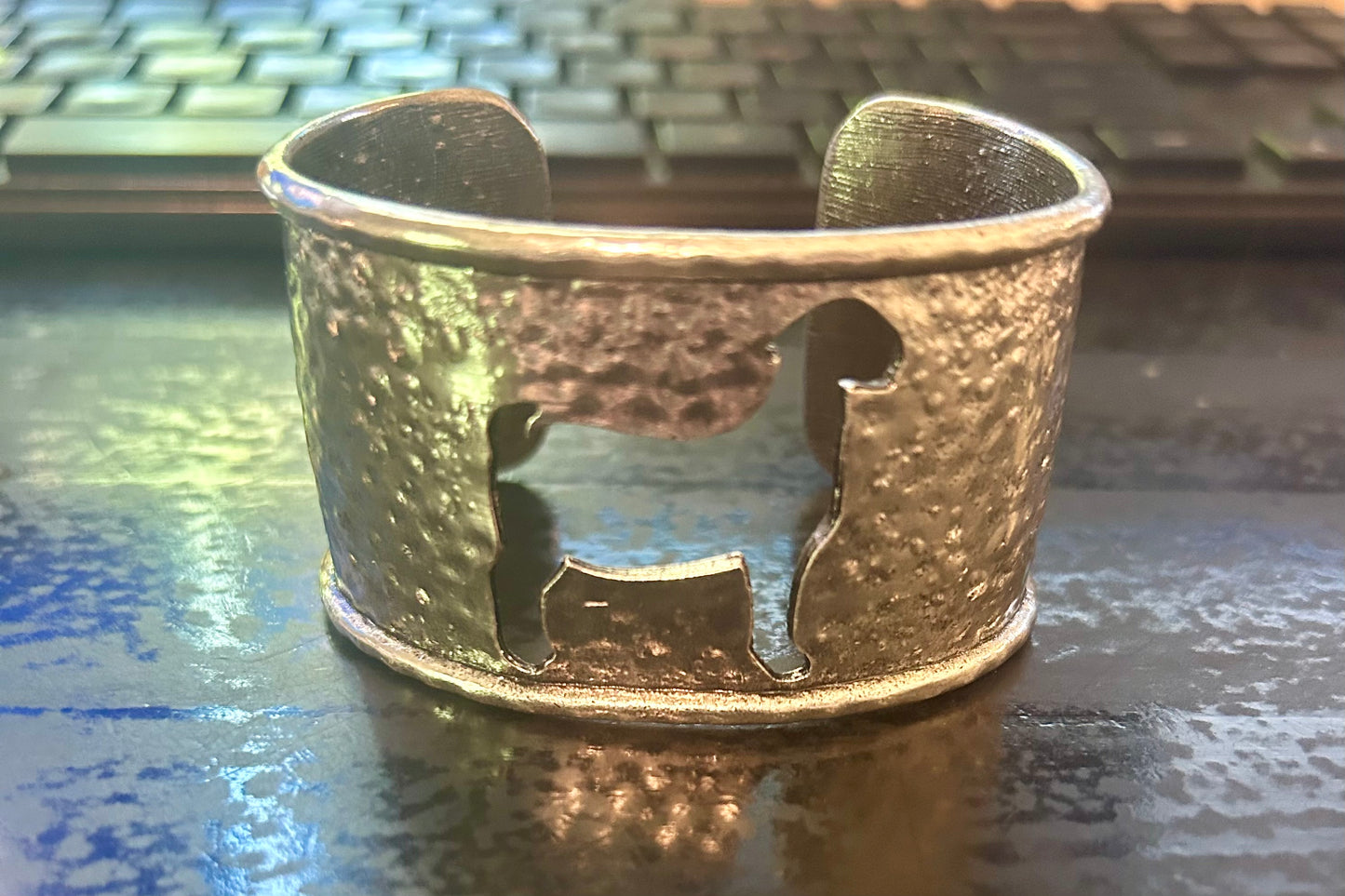 Hammered Cuff Bracelet