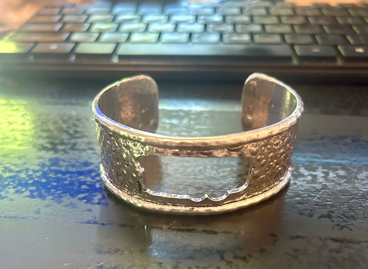 Hammered Cuff Bracelet