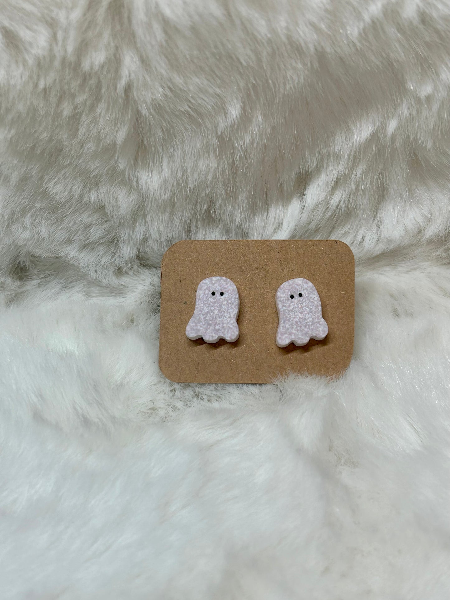 Glitter Ghost Earring