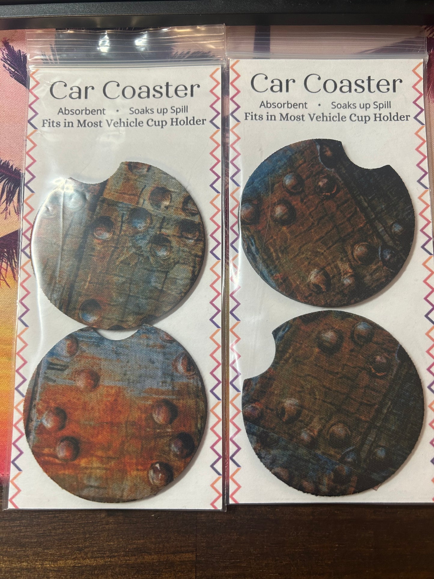 Rusted Metal Coaster