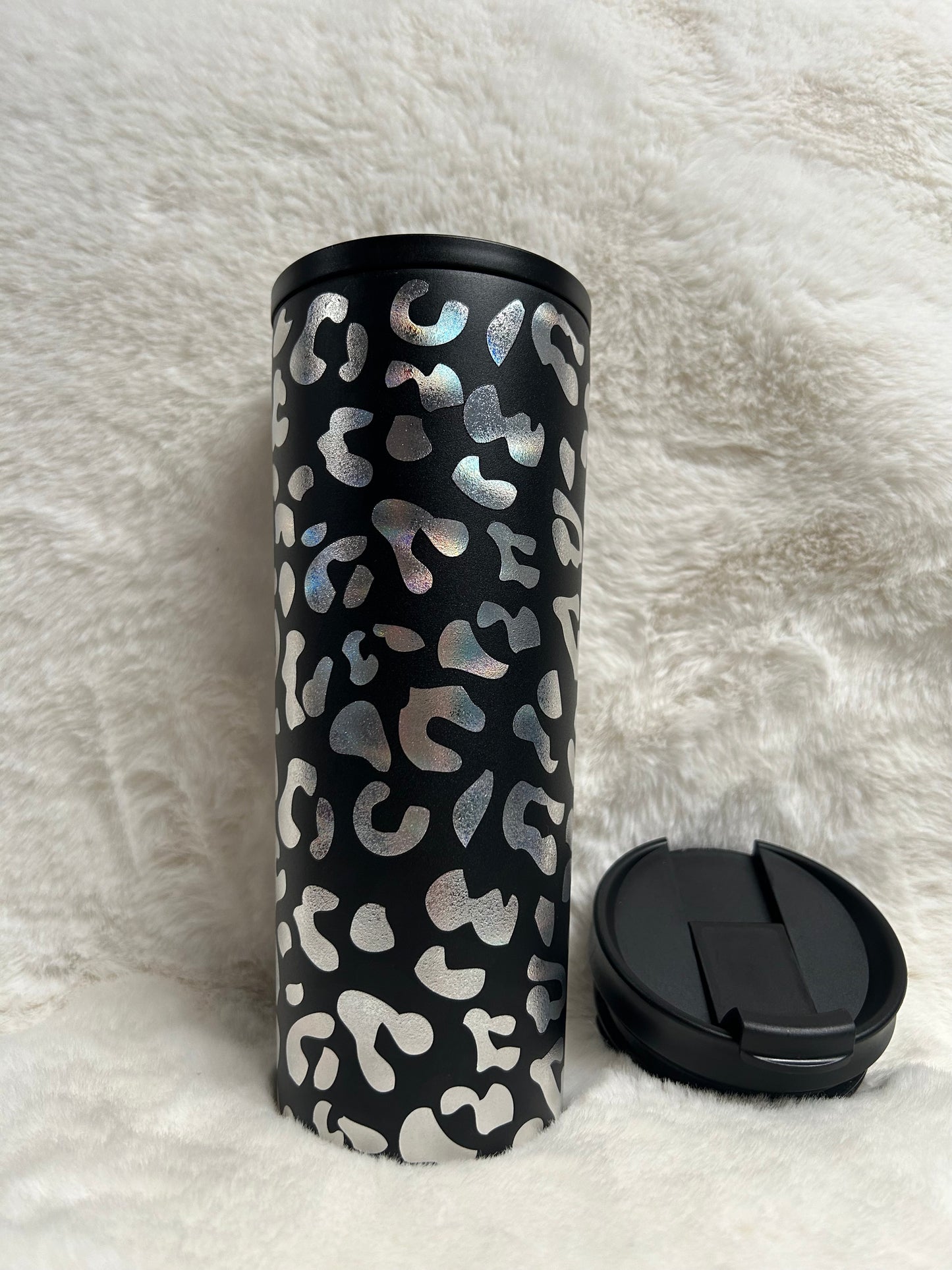 Black Leopard Tumbler