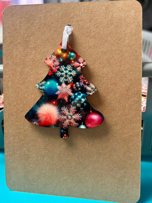 Snowflake Tree Shaped Ornament