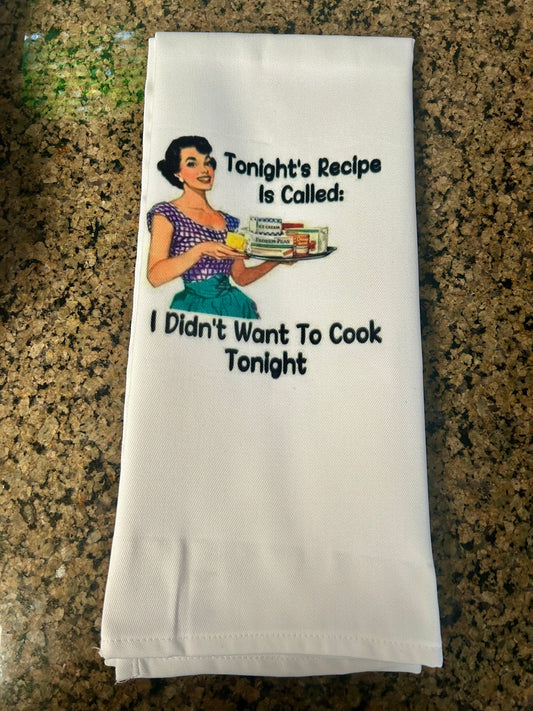 Tonight’s Recipe Towel