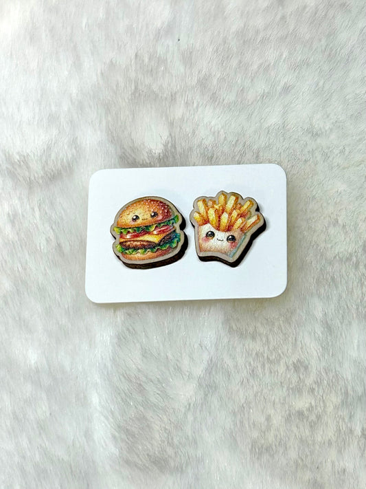 Burger & Fries Earrings