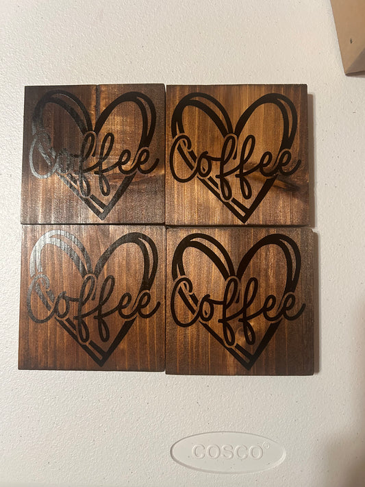 Wood Coffee Coaster