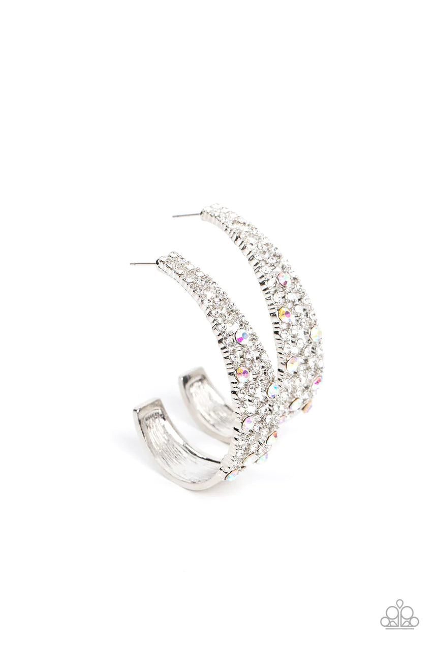 Cold As Ice-Multi Hoop Earring