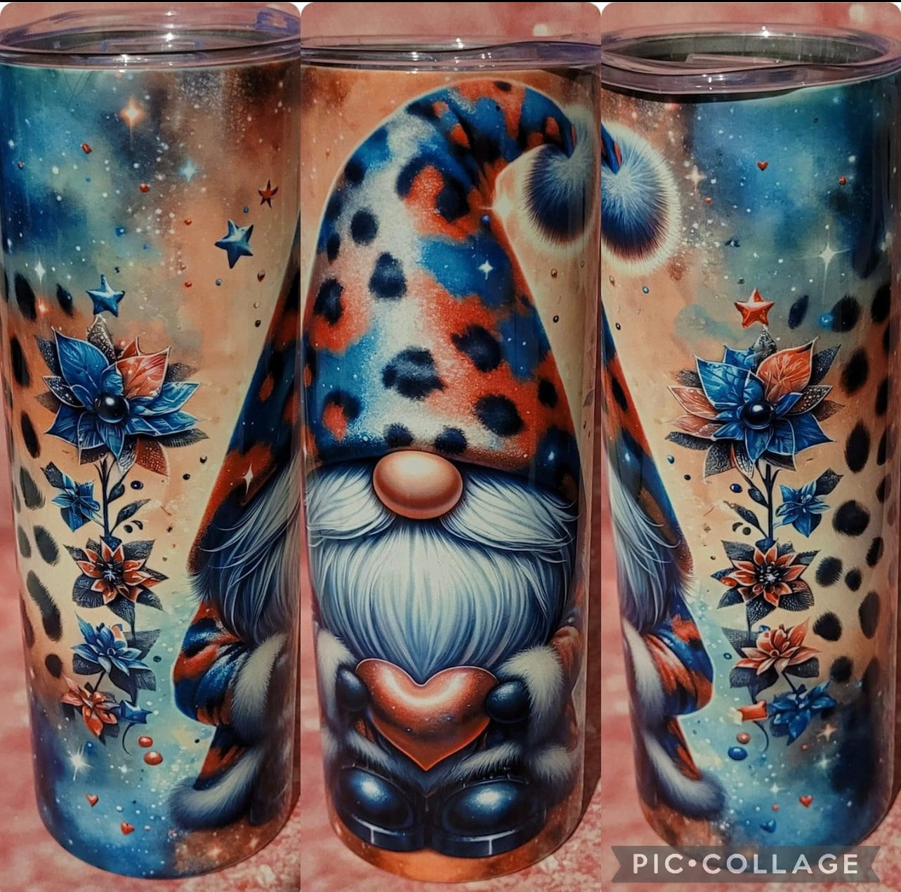 Animal Print Gnome Tumbler