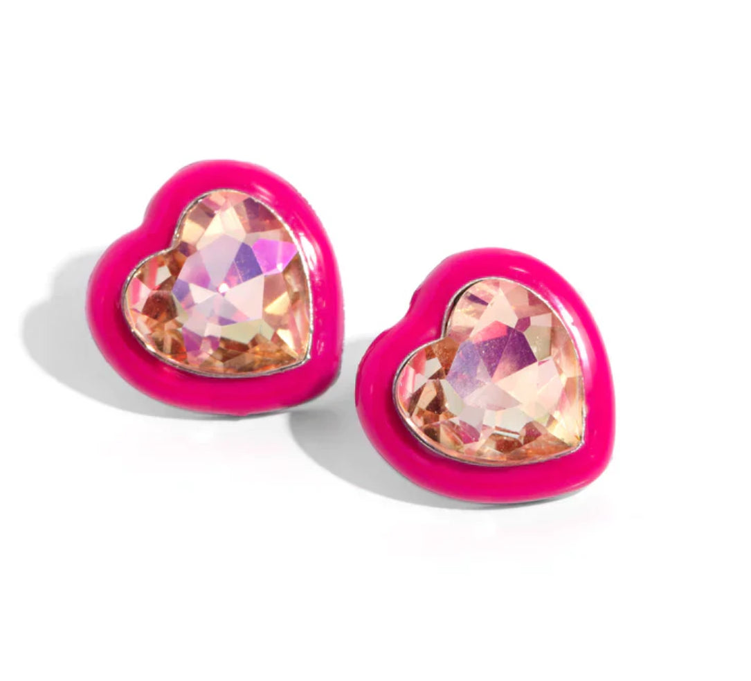 Heartfelt Haute Pink Earrings